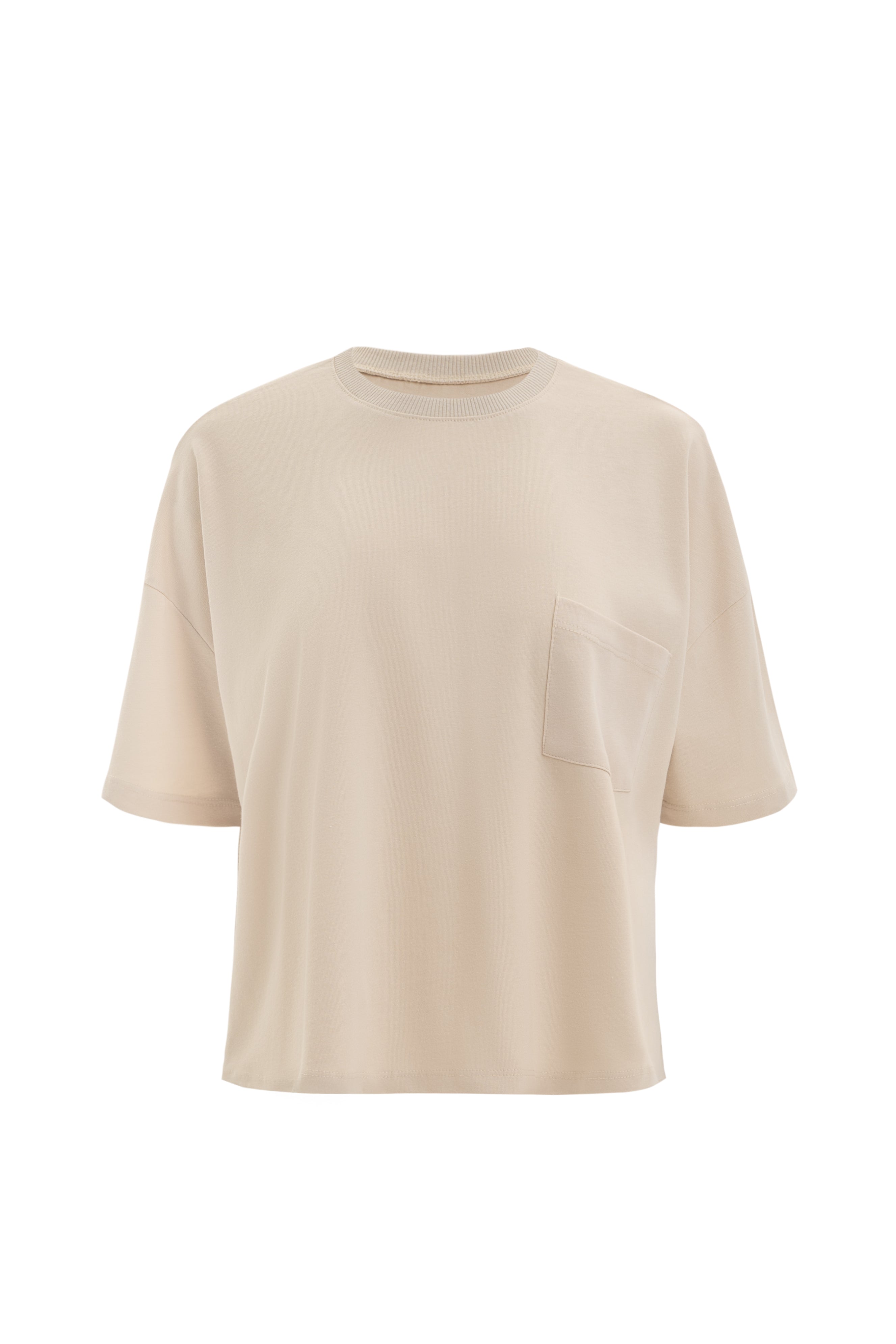 T-Shirt Poccket - Beige