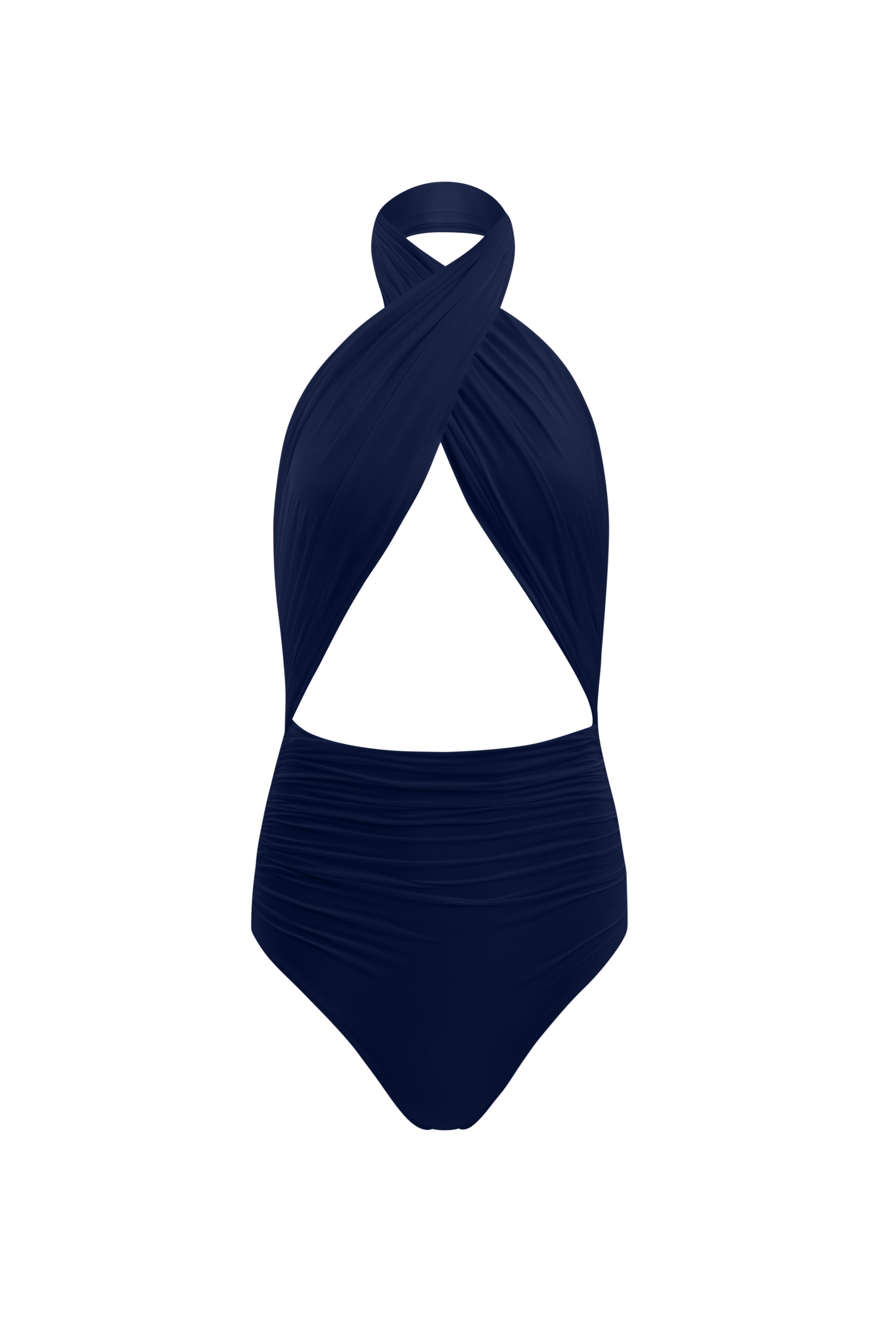 One Piece Wrap V - Black