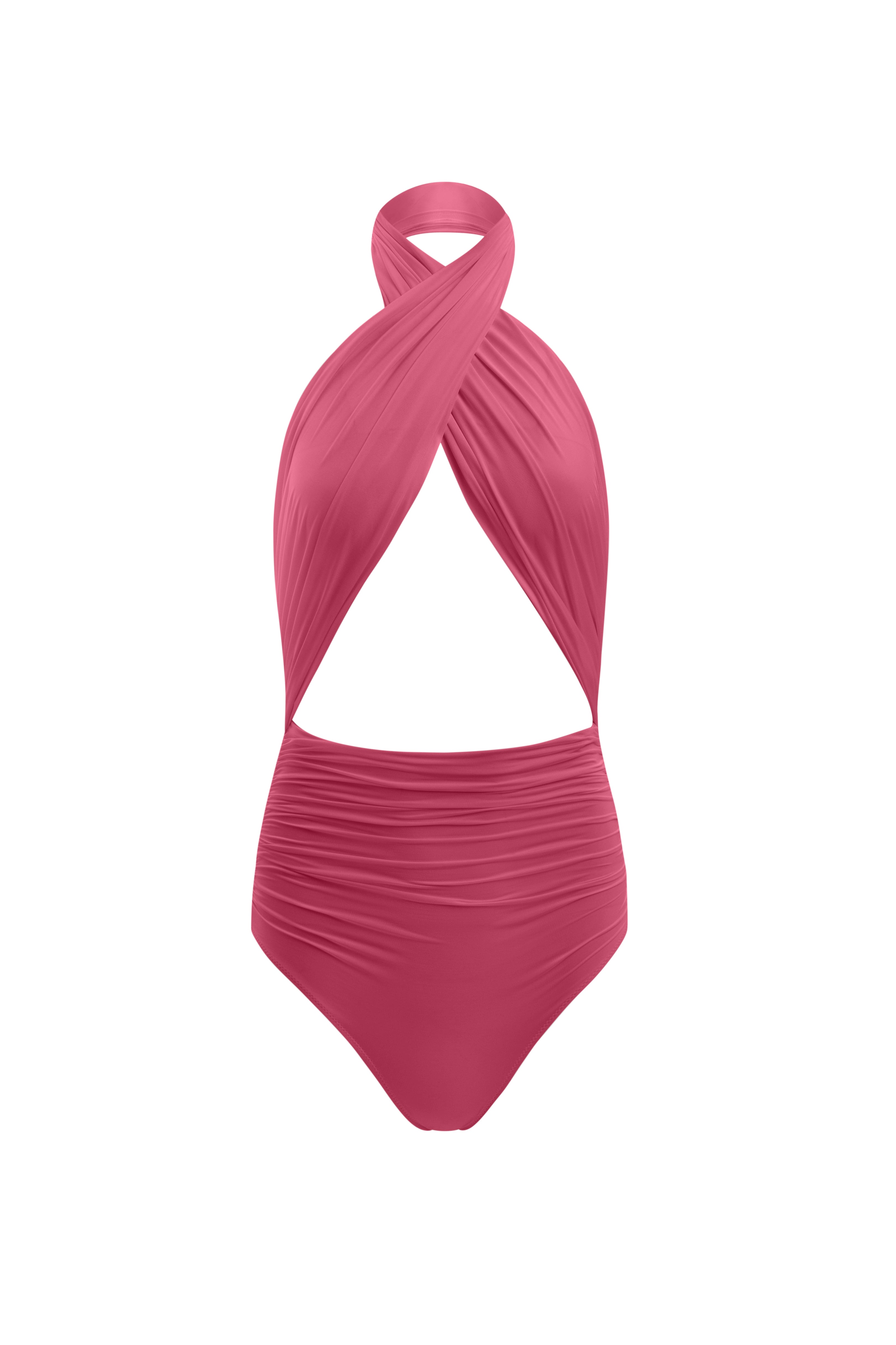 One Piece Wrap V - Red